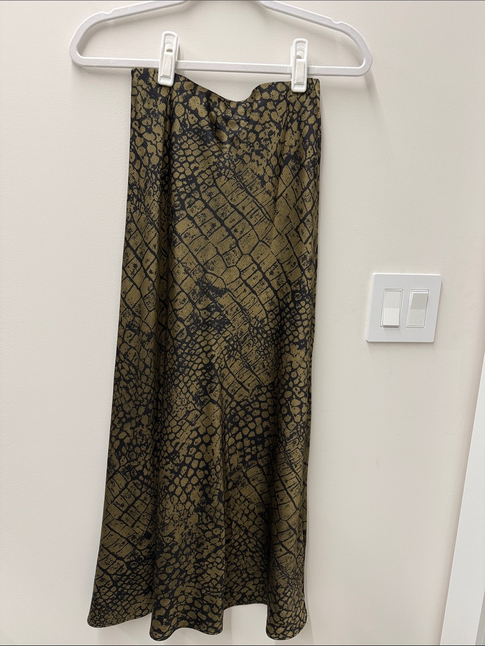 Mango Snake Skin Maxi Skirt